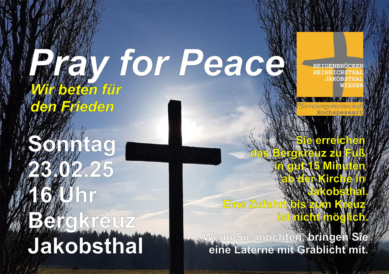 Friedensgebet PG Hochspessart 23.02.2025