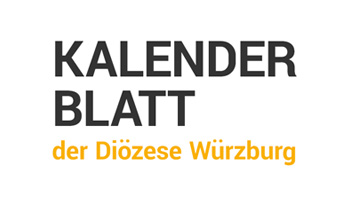 Kalenderblatt der Diözese Würzburg